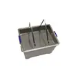 Estante recolector de miel para apicultura, charola profunda de acero inoxidable para corte de miel, charola recolectora de miel, juego de 2 piezas de placa base para miel