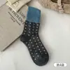 Meias de Lã Cinza para Mulheres no Inverno, Forradas com Fleece, Engrossadas, Quentes, Laço de Coração, Meias de Pelo, Elásticas, Amigáveis à Pele, Meias de Cano Médio