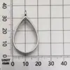 Marco Geométrico Hecho a Mano DIY Aleación Hueca Resina Colgante Forma de Corazón Gota de Agua Forma de Estrella Colgante Accesorios de Joyería