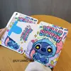 Funda azul linda de animal mascota para tableta iPad, adecuada para Air 8, con soporte giratorio, linda para Mini 6 y Pro de 13ª generación