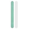 Tira pulidora para manicura en blanco 18*2 cm arena fina dos lados cuidado pulido ultrafino pulido brillante varilla plateada se puede imprimir logo