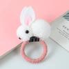 Lindo pasador de conejo estéreo para el cabello de niños, pinza de felpa, diadema de conejo de peluche para bebé, pasador lateral