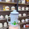 Taza de Esmalte Retro de Gran Capacidad Taza de Esmalte Gruesa Clásica con Tapa Taza de Hierro Antiguo para Té Taza de Tamaño Grande Fábrica de Tazas