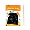 Libro de Rascar de Colores para Niños Libro de Pintura de Rascar DIY para Educación Infantil Libro para Colorear para Estudiantes Libro de Garabatos Hecho a Mano para Compra Corporativa