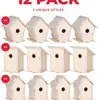 Suministro Manualidades DIY Adorno de Madera Juguetes para Niños Casa de Pájaros de Madera