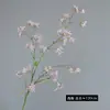 Decoración de Alto Nivel con Sauce de Nieve Artificial y Orquídea Phalaenopsis para Sala de Estar, Mesa de Comedor y Arreglos de Boda, Decoración de Arreglo de Flores Artificiales