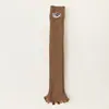 Otoño Invierno Estilo Coreano Espesados Calentadores de Pierna de Punto para Niñas Accesorios Calcetines Largos Calientes con Volantes de Perla para Niñas Venta al por Mayor