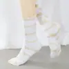 Calcetines de Yoga Antideslizantes con Dispensador para Interiores y Exteriores Calcetines para Gimnasio y Baile Calcetines Deportivos de Algodón para Pilates Calcetines JK Tie-Dye
