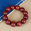 Pulsera de madera de palisandro 2.0 Full Gold Star Blood Sandalwood con 108 cuentas para hombres y mujeres.