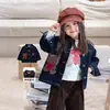 Ropa para niños Weimu chaqueta vaquera para niñas otoño estilo coreano mezclilla suave cárdigan para niños top ropa para niñas pequeñas bebés
