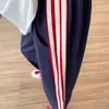 Pantalones deportivos de seda helada ligeros de verano para mujer, corte holgado, ajustados en el tobillo, adelgazantes, de secado rápido, estilo linterna de pierna recta casual para personas menudas