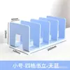 Apoio de Livro Pequeno Espessado Material Plástico PP Transparente para Desktop Rack de Armazenamento de Livros para Estudante Suprimentos de Escritório Atacado