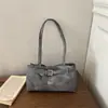 Bolsa de Ombro Única Versátil Estilo Coreano Tendência Outono 2026 Nova Moda Fivela Simples Design Retrô