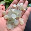 Pétalo de Ónice de Jade Jade de Seda Natural Piedra Tianhe Ónice Pétalo de Durazno Horquilla de Estilo Antiguo DIY Combinación de Flores