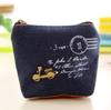 Versão coreana da nova bolsa de moedas de senhoras carteira de lona retro zipper shell tipo pequeno saco quadrado fabricantes de atacado