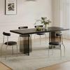 Mesa de comedor mágica colgante de estilo minimalista italiano y combinación de sillas, mesa de comedor rectangular moderna minimalista para hogar, apartamento pequeño, sala de estar