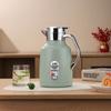 Termo a prueba de polvo Olla de acero inoxidable 304 Hervidor aislado Hervidor doméstico Gran capacidad Cafetera de estilo europeo Hervidor de agua caliente