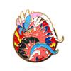 Periférico de anime Bao Ke Meng Zhu Zi Broche de Besta Divina então Leton mileton mascote elfo distintivo decorativo de metal