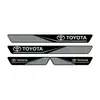 Tiras para Estribos de Puerta de Coche, Pegatinas Antideslizantes, Tiras Protectoras Universales Anti-Rayones, Pegatinas para Pedales, Tiras de Protección para Maletero, Suministros Decorativos