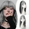 Peluca ligera y transpirable de comercio exterior para mujer, diseñada para aumentar el volumen de la cabeza, cubrir las canas y proporcionar una pieza de cabello invisible, sin costuras, voluminosa y realista para la parte superior de la cabeza.