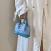 Bolsa Pequeña para Mujer, Nueva Moda de Verano Bolso de Mano Retro Bolso Concha, Bolso Cruzado de Hombro Simple Casual para Mujer