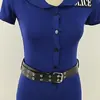 Suministro de Comercio Exterior Transfronterizo Europeo y Americano Nuevo Estilo Sexy Cosplay Discoteca Mujer Policía Seductor Conjunto de Lencería Sin Sombrero