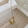 Colar Borboleta Pérola Prata de Lei S925 Design Feminino Senso de Estilo Nicho Senso de Alto Padrão Acessórios Sem Cor Corrente para Clavícula Versátil Tendência