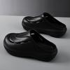 Zapatos de Chef para Mujer en Verano, Sandalias Transpirables que Aumentan la Altura para Uso al Aire Libre, Zapatos sin Cordones Impermeables y Antideslizantes para Exteriores para Parejas, Medias Zapatillas de Dedo