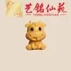 Doce Esculturas de Madera del Zodiaco: Rata, Buey, Tigre, Conejo, Dragón, Serpiente, Caballo, Oveja, Mono, Gallo, Perro, Cerdo Accesorios, Manualidades Creativas Colgantes y Adornos