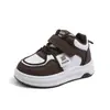 Tênis Esportivo Infantil 2026 Primavera e Outono Novo Estilo Sapatos Brancos para Meninos Tênis de Bebê de Cano Alto Tênis Casuais para Meninas Sola Macia