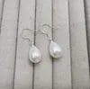 Estilo Retro Tendencia Nacional Gota de Agua Perla Geométrico Ganchos para Orejas de Plata de Ley S925, Lujo Ligero, Gama Alta, Dulce, Suave, Temperamento Femenino