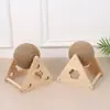 Rascador para gatos transfronterizo, juguete de bola rascadora para gatos, estructura de escalada para gatos con cuerda de sisal, poste rascador para gatos duradero, suministros para mascotas FBA