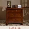 Mesita de noche de madera maciza Gabinete de esquina tallado antiguo chino para dormitorio Gabinete de noche de roble blanco fábrica de taquillas venta al por mayor