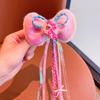Peluca infantil con trenzas, súper hada, princesa dulce, niña pequeña, lazo, horquilla, cinta de malla, accesorios para el cabello para niñas, tocados
