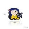 Animação periférica fantasma mãe broche personagem cartoon broche crachá Natal pequeno saco de presente roupas decoração