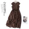 Japonés y Coreano en stock Foto Real Vestido de Ramio 2023 Nuevo Algodón y Lino Viaje de Mujer Verano Delgado Falda Estilo Occidental