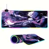 Alfombrilla Popular LED Iluminada Transfronteriza, Alfombrilla de Ratón RGB Antideslizante Extra Grande, Alfombrilla para Gaming con Efecto de Luz Gradiente de Colores