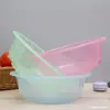 Al por mayor punto pequeño lavabo colorido plástico pequeño cuenco cuenco de almacenamiento de frutas cuenco de almacenamiento redondo fresa mini cuenco