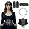 Faixa de Testa Medieval Transfronteiriça Corrente de Cintura Viking Cinto Pulseira Retro Adereços de Fantasia Cosplay de Halloween