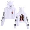 Comercio Exterior Nuevo Demon Slayer Espada Extinguidora de Fantasmas Sudadera con Capucha Sudadera Orejas de Gato Mujer
