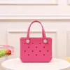 Bolsa de Playa de EVA con Agujeros Bolso Portátil Impermeable para Viaje Lavable Adecuado para Deportes Playa Piscina
