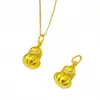 Loja de Ouro Mesmo Estilo Ouro Antigo Incrustado com Diamantes Pingente de Abóbora Cabaça Novo Estilo Chinês Estilo Nacional Pingente de Cabalça da Fortuna Venda por Atacado