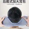 Protetores de ouvido de inverno anti-congelamento pelo de coelho forrados com fleece protetores de ouvido espessados à prova de frio para crianças para uso externo masculino e feminino protetores de ouvido quentes para ciclismo