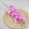 27 cores, nova orquídea impressa em 3D com 9 cabeças, flor artificial, para decoração de casamento e casa, atacado