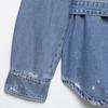Exportação Transfronteiriça Roupas Femininas Novo Estilo Europeu e Americano Moda Casual Rasgado Decorativo Jaqueta Camisa Jeans 8197/076