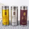 Taza de arena morada para la salud de doble anillo, taza térmica portátil de acero inoxidable, taza de agua caliente de gran capacidad para coche, oficina
