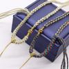 Accesorios nueva joyería colgante de jade cordón frotar algodón semiacabado cera de abejas collar de moda cordón al por mayor