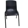 Silla Taburete Negra Gruesa Antiestática del Fabricante con Respaldo, Silla de Trabajo para Sala Limpia, Silla Moderna