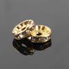 Joyería DIY Anillo de Diamantes Espaciadores Cuentas Accesorios Hechos a Mano Collar de Cuentas Colorido Juego de Pulsera con Cuentas Espaciadoras de Diamantes Joyería Espaciadora