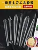 Set Acrílico Mejorado de 28 Piezas de Wang Peng para Arte con Azúcar, Repostería, Herramientas para Fondant, Arcilla, Cerámica Blanda y Escultura Facial con Cuchillo para Abrir Ojos